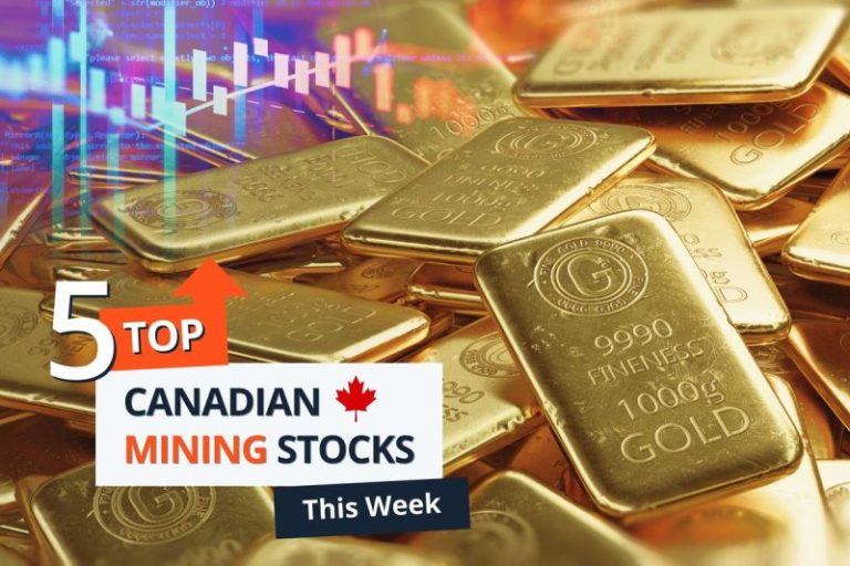 Top 5 Canadian Mining Stocks This Week: Helius Metals Jumps 67 Percent